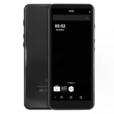 MP4 Player Portable 5.0 Inch HD Touch Screen Bluetooth WiFi Music Player for Sports Running Black