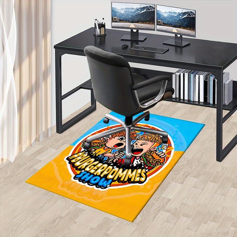 

1pc Burger,LukasBS Burgerpommes,potatoes Office Carpet Soft Polyester Entrance Carpet Washable Non s 60cm by 90cm