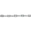 Silver Bracelet with Natural Topaz 7.775ct, Cubic Zirconias, Item Weight 7.72 G (2190912)
