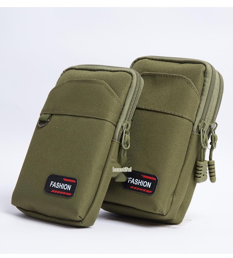 Riñonera Oxford Impermeable 2021 - Soporte para Teléfono en Cinturón para Hombre de 6.5" con Mosquetón para Correr al Aire Libre