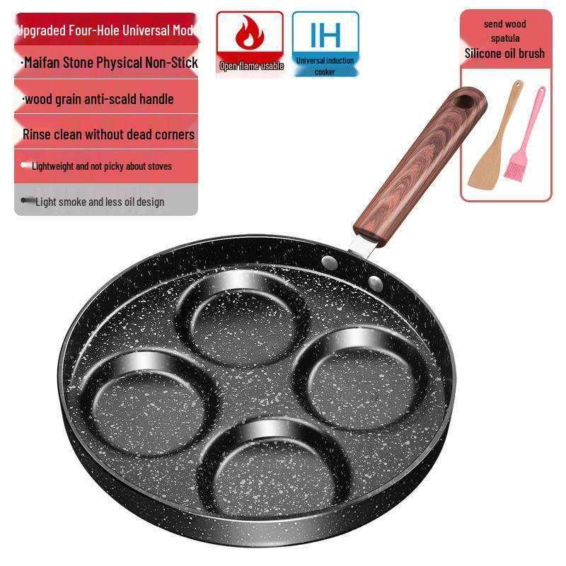 Minai Non-Stick Multi-Hole Frying Pan for Eggs & Burgers