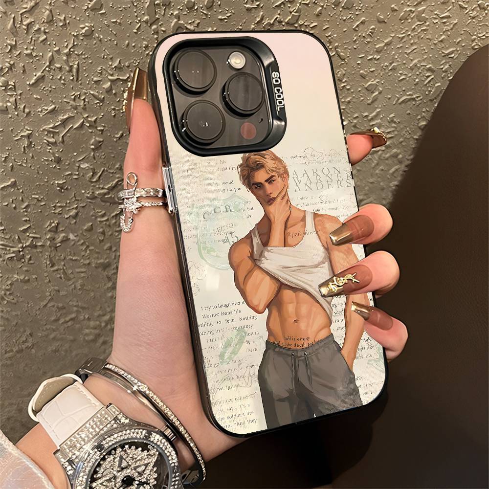 

Aaron Warner S-Shatter Me Phone Case For iPhone 14,16,12,15,13,17,11,E,Pro,Max,Plus,Air,Mini Black Soft Cover iPhone12PROMAX