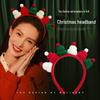 Women's Red Knitted Christmas Headband & Hair Clip Accessory 2025