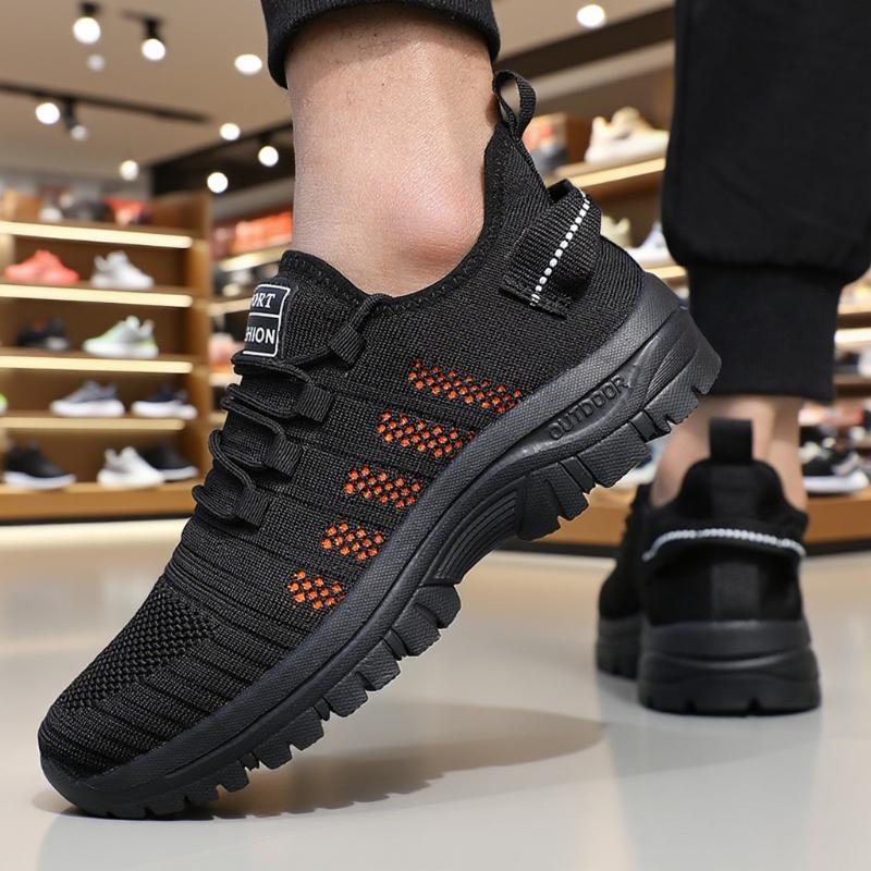 Quick Drying Men'S Running Shoes Summer Mesh Breathable Comfortable Sneakers High-Quality Mesh Anti Slip Tennis Training Shoes
