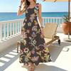 Women's Floral Sleeveless Loose Maxi Dress Comfortable,Elegant,Versatile for Summer,Daily Commute,Spring Fall Layering,Casual Vacation