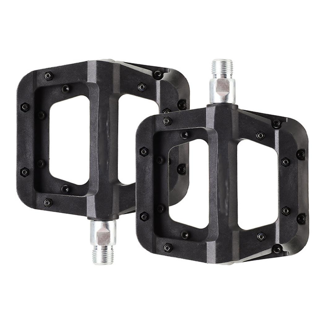 1 Paar Fahrradpedale 916in Verbreitert Rutschfest Einfache Installation Nylonfaser Mountainbike-Pedal für