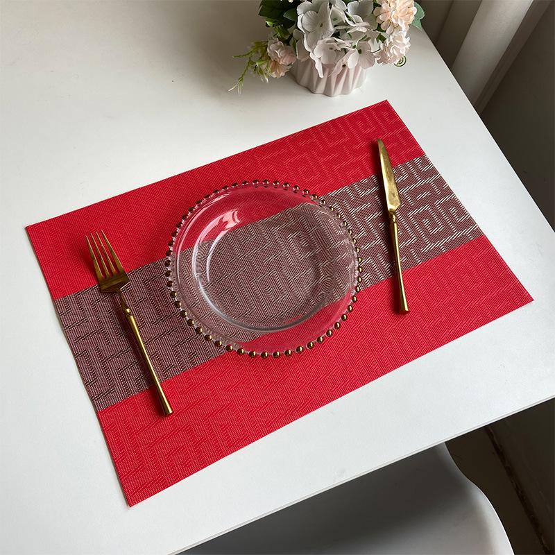 

Моющиеся подставки из ПВХ для обеденного стола, нескользящие подставки для столовых приборов, набор кухонных принадлежностей, подставки под чашки, подставки под вино, набор подставок 45 30cm