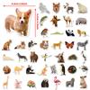 Creative Sticker Pack 50 Zoo Stickers Computer Water Cup Mobile Phone Waterproof Graffiti Realistic Little Animals