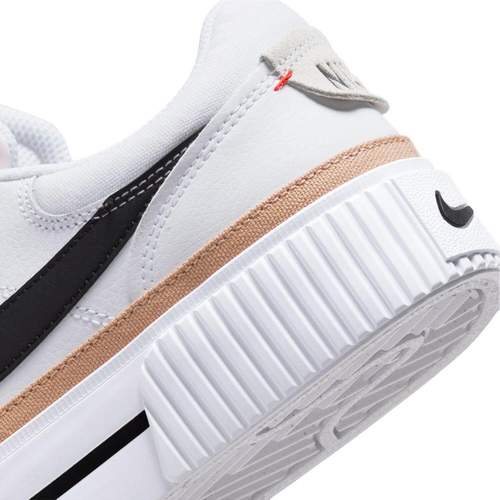 Nike Court Legacy Lift Women's Sneakers (DM7590-100) White/hemp/team Orange/black