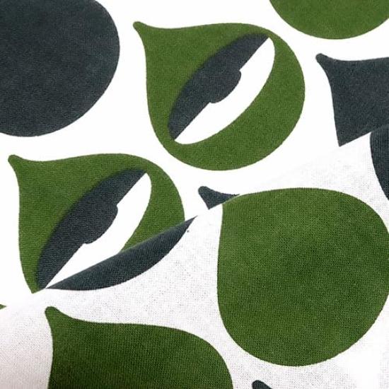 Dyeing Anbo Tenugui Zodiac Wishing Authentic Dyed Cotton Made in 35cm x 100cm "2024 Year, Jewel, Green" 100% Tokuoka, Japan,