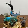 Japan Sea Creature Special Edition Gashapon Shark Dolphin Turtle Humphead Wrasse Statue Action Figure Model Toys