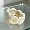 Wide-Edge Acrylic Bracelet: Retro Geometric Design for Women and Students