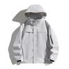 Mens Outdoor Waterproof Windproof Jacket Hiking Camping Cycling Travel - Lightweight Breathable Raincoat With Hood