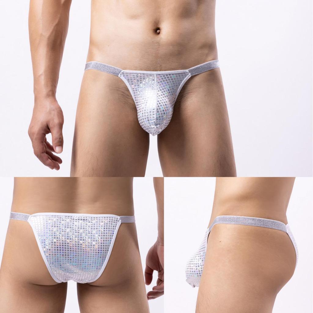 Men's Cross-Border Sexy Low-Waist Triangle Bikini Briefs D210