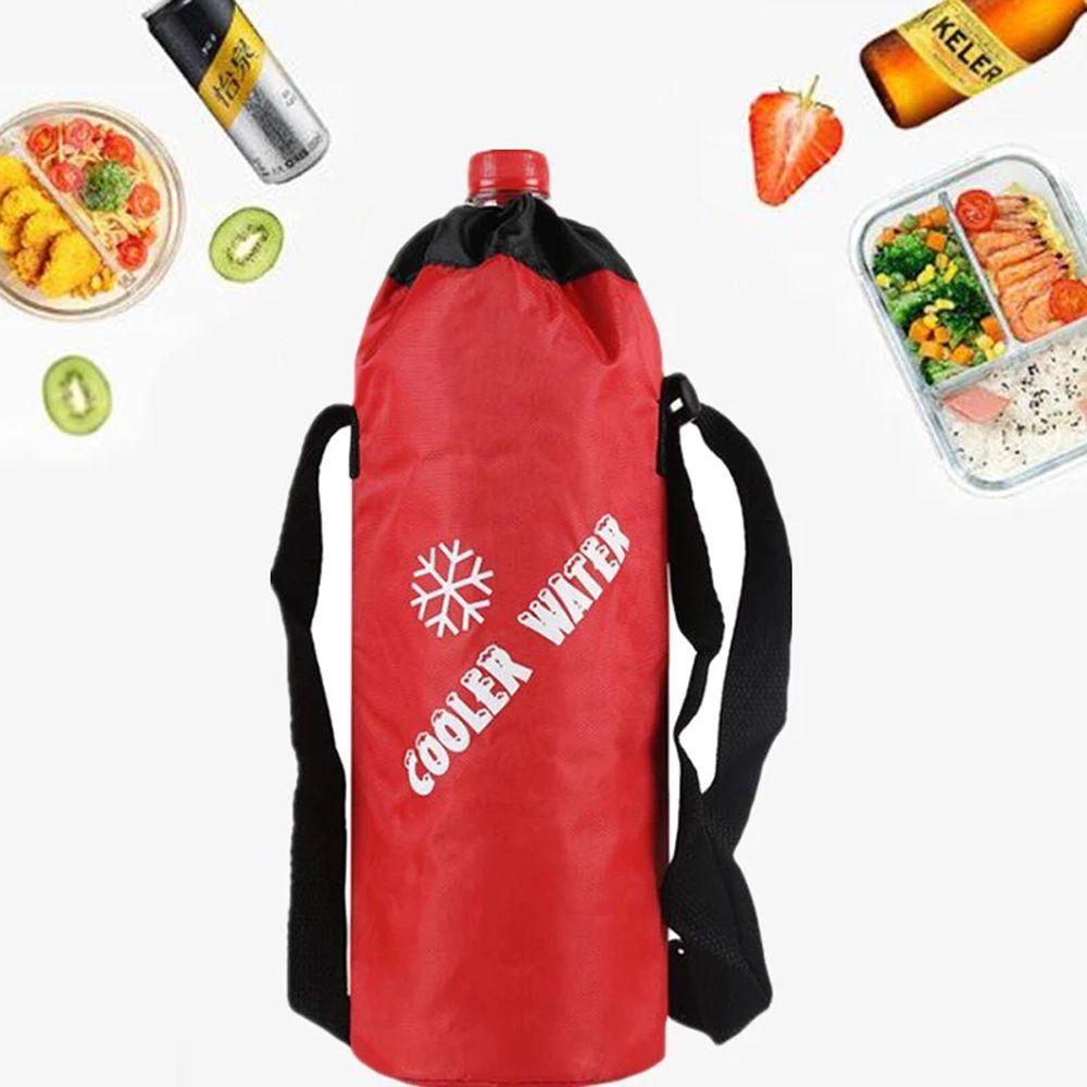 High Capacity Outdoor Camping Drawstring Water Bottle Pouch Cooler Bags Tote Bag Water Bottle Bag
