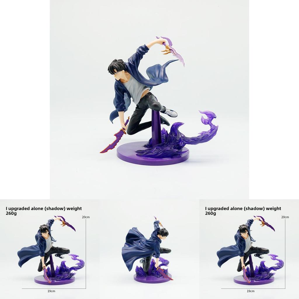 Solo Leveling Sung Jin Woo Pvc Model With Battle Edition For Gift And Collection