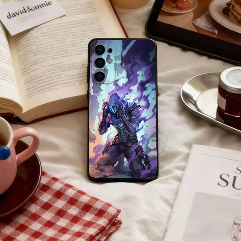 Omen Valorant Phone Case For Samsung S25,S24,S21,S22,S23,S30,Ultra,S20,Plus,Fe,Lite,Note,10,Soft Black Cover