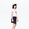Little MO&Co. Girls' Antimicrobial Short Sleeve T-Shirt
