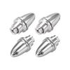 Uxcell RC Airplane Spinner Propeller Adapter Saver for Shaft Brushless Motors, 4mm Opening and 6mm Output Shaft, Pack of 4