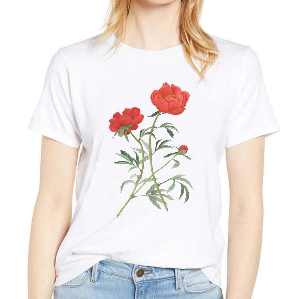 Womens Stylish Tee Lady T-Shirt White Tshirt Round Neck Casual Clothes Short Sleeves Simple Basic T-Shirt Cute Fashion Tops