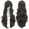 Long Wavy Synthetic Wig for Women Oblique Bangs Colorful Heat Resistant Hair Wig Cosplay Party Daily Halloween Costume Wigs