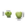 100 stuks/Veel Acryl Hartvormige Kralen Gekleurde Liefde Spacer Kralen voor DIY Ketting Armband Telefoonketting Sieraden Maken Onderdelen
