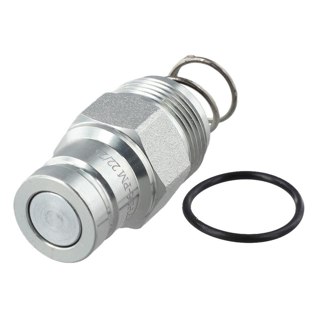 Hydraulic Quick Coupler 3/8 Inch Male Flat Face for Bobcat Loaders 753 763 773 863 A220 A300 A770 Part 7246798