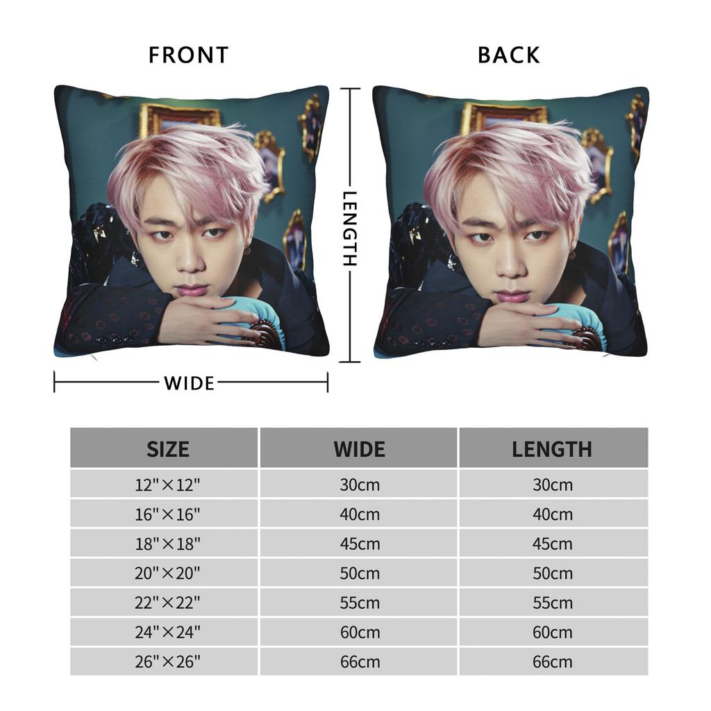 Pillow Case Korean Kpop Style Jinjinjin Cool Boy Soft Pillow Cover For Living Room Chair Kawaii Pillowcases