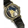 Used Today only RADO Rado Vintage Ladies Watch Gold Dial Black Leather Strap Working Item (Battery Replaced) Video is AI