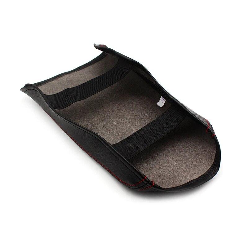 Soft Microfiber Leather Armrest Cover For VW Golf 7 MK7 VII 2014 2015 2016 Car Center Control Armrest Box  Surface Cover Trim