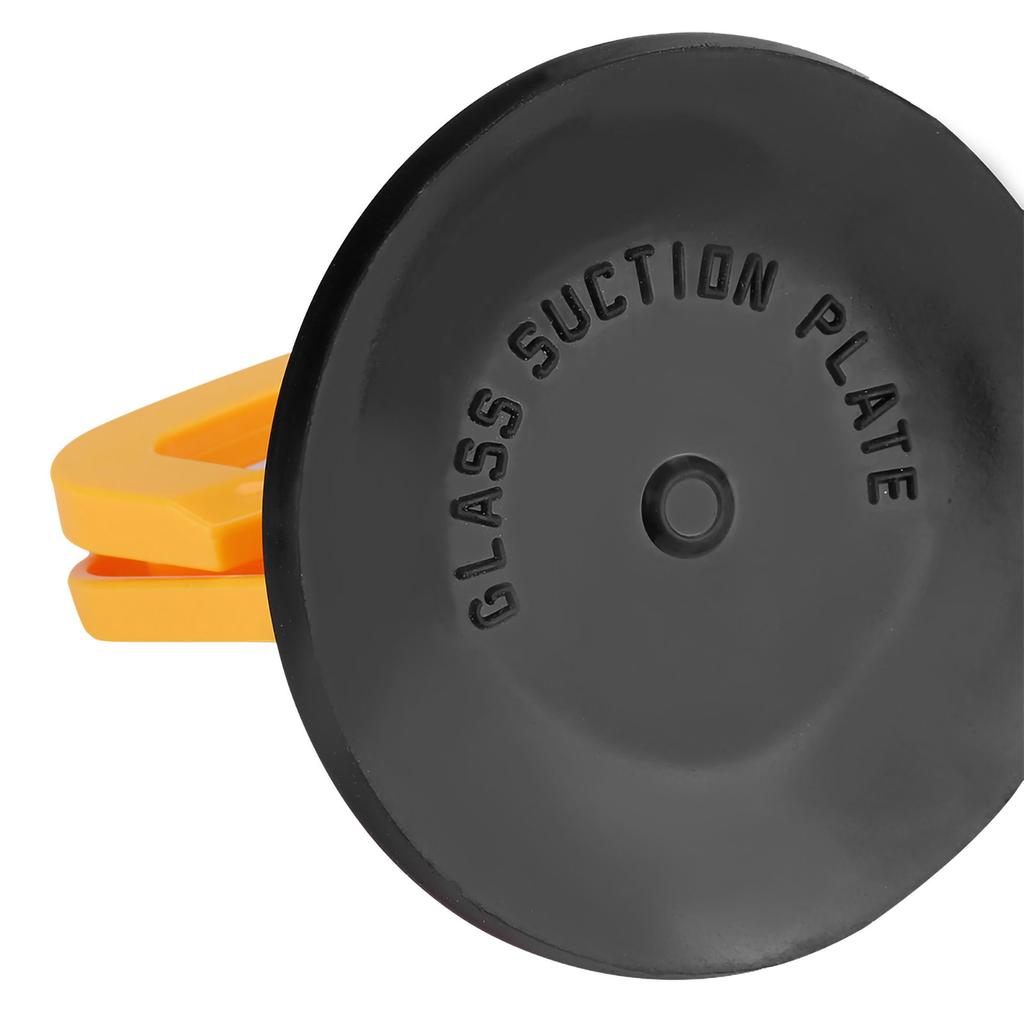 Thicked ABS Plastic Single Plate Suction Cup Glass Lifter Mover Dent Repair Puller Pad Yellow