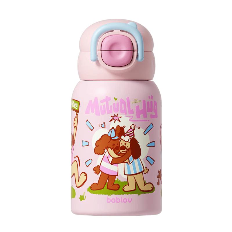 BabloV Kids Dual-Drink 316 Stainless Steel Insulated Bottle