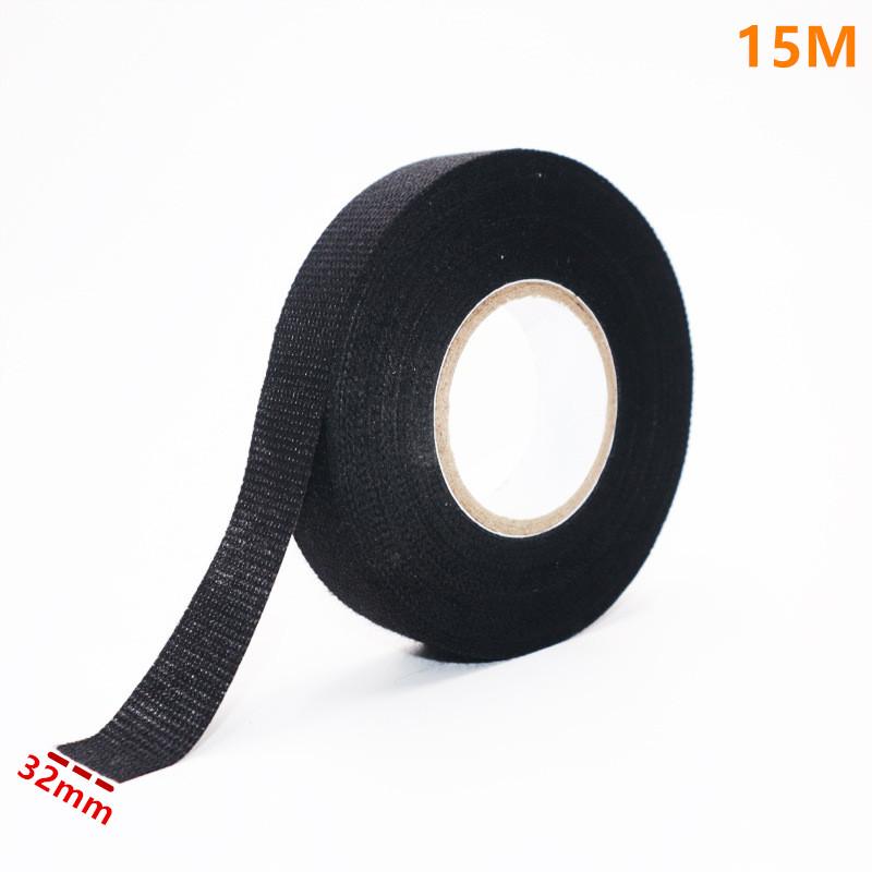 Car Wiring Harness Tape Wear Proof Flame Retardant 10M/15M/25M for Auto Cable Loom Insulation Wrapping Engine Wiring Protection