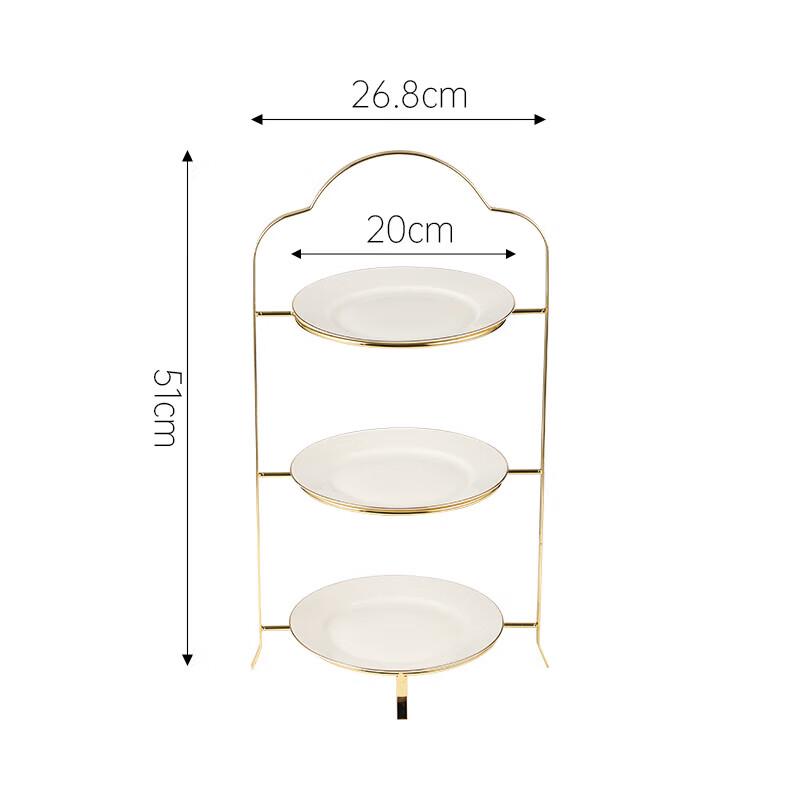 

Multi-Tier Ceramic Dessert Display Stand