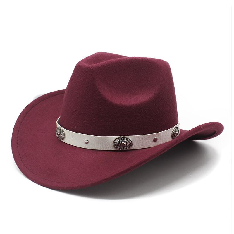 Traditional Tibetan Folk Hat With Wide Brim And Embroidered Motifs For Cultural Events