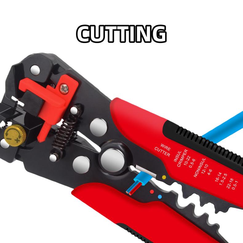 Multi-Function Wire Stripper Non-Slip Crimping Cutting Electrician's Tools