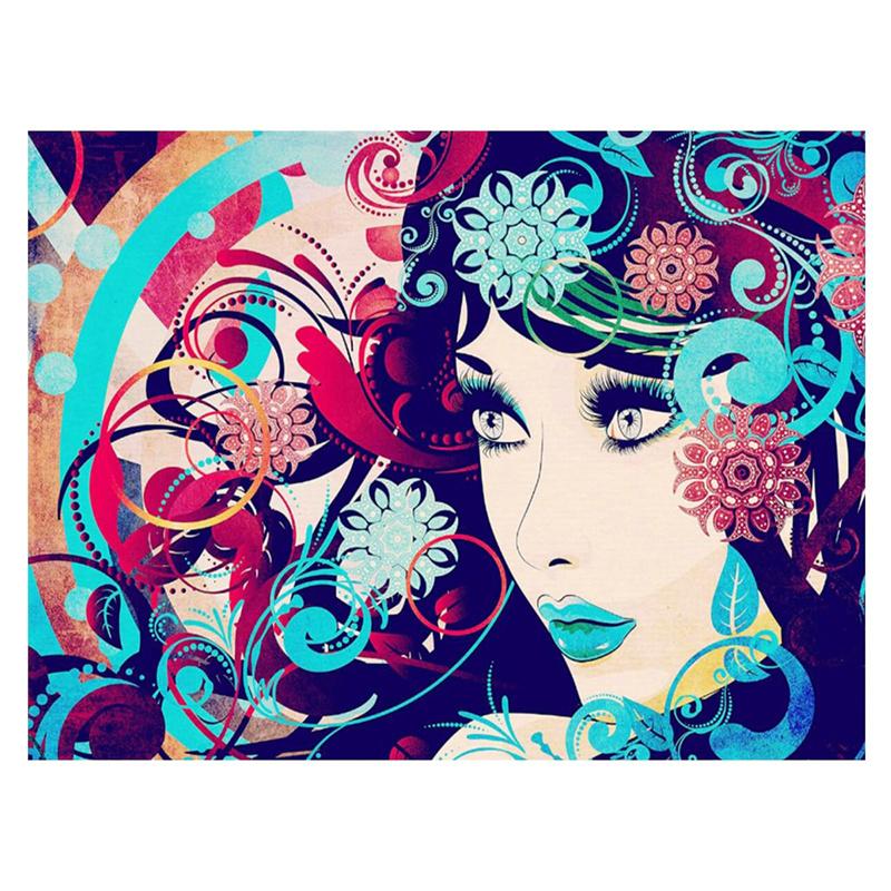 DIY Diamond Painting Special Woman Cross Stitch Kit Mosaic Art Diamond Painting Full Circle/Square Diamond Home Decoration