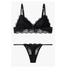 Women S Flower Lace Padded Triangle Bra Thong 10518