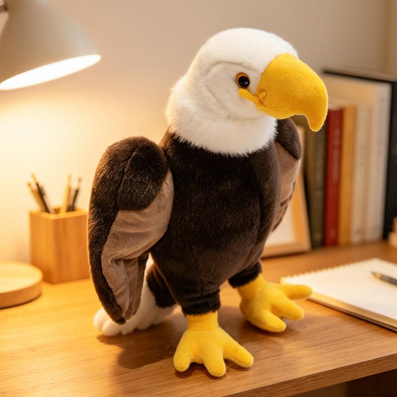 Süße Adler Plüschtier Puppe Kissen Mit Weichen Fliegenden Flügeln Stofftier Heimdeko Große Größe Simulation Vogel Spielzeug Geschenk Für Kinder