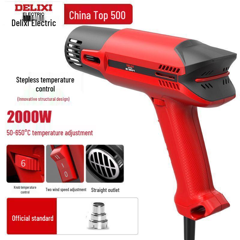 High-Power Industrial Hot Air Soldering Gun for Film Application & Sealing