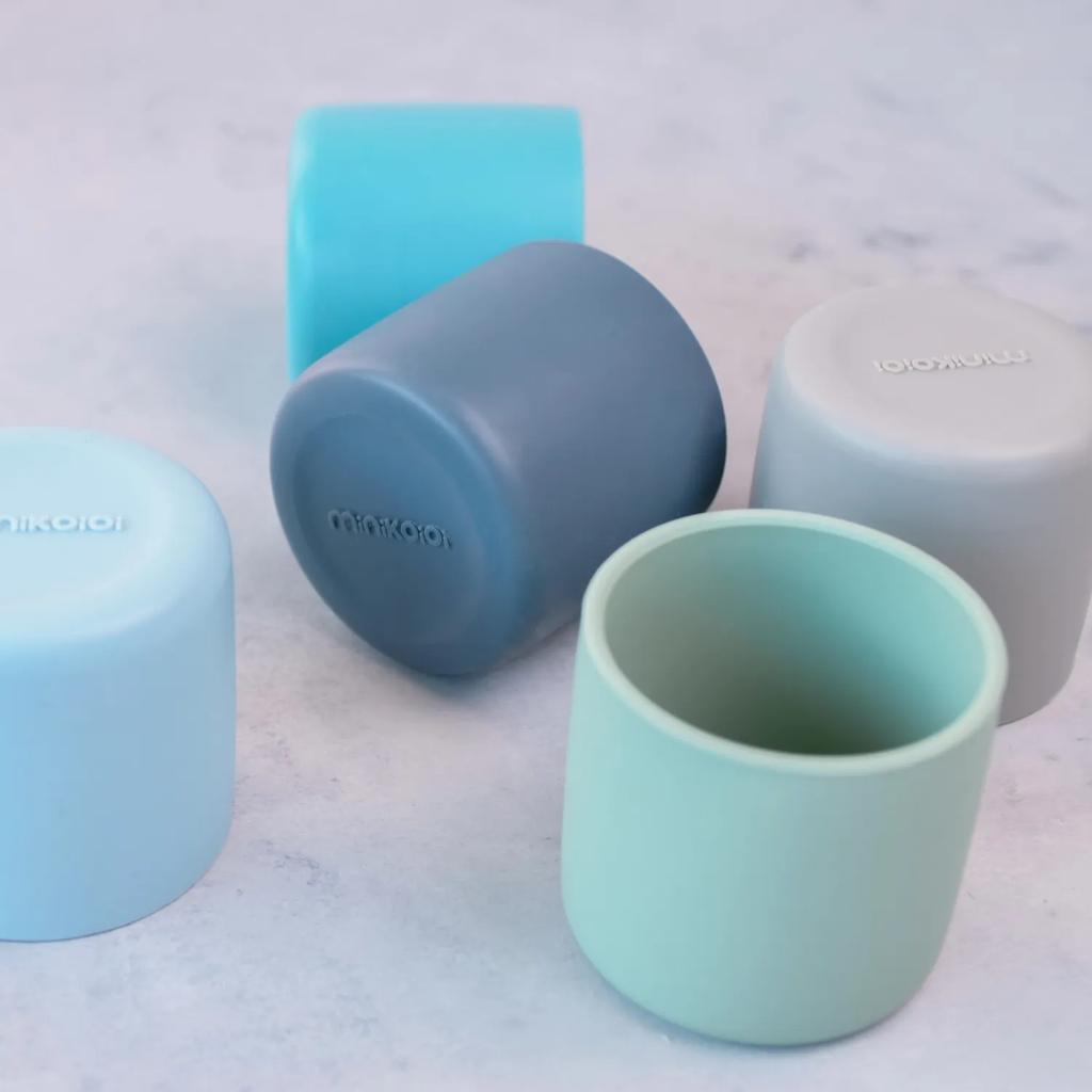 Silicone Cup for Children 180 Ml 6m+ MinikOiOi Yellow