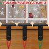 Christmas Stocking Holders Mantel Stocking Hangers Heavy Duty Xmas Stocking Hooks for Mantle