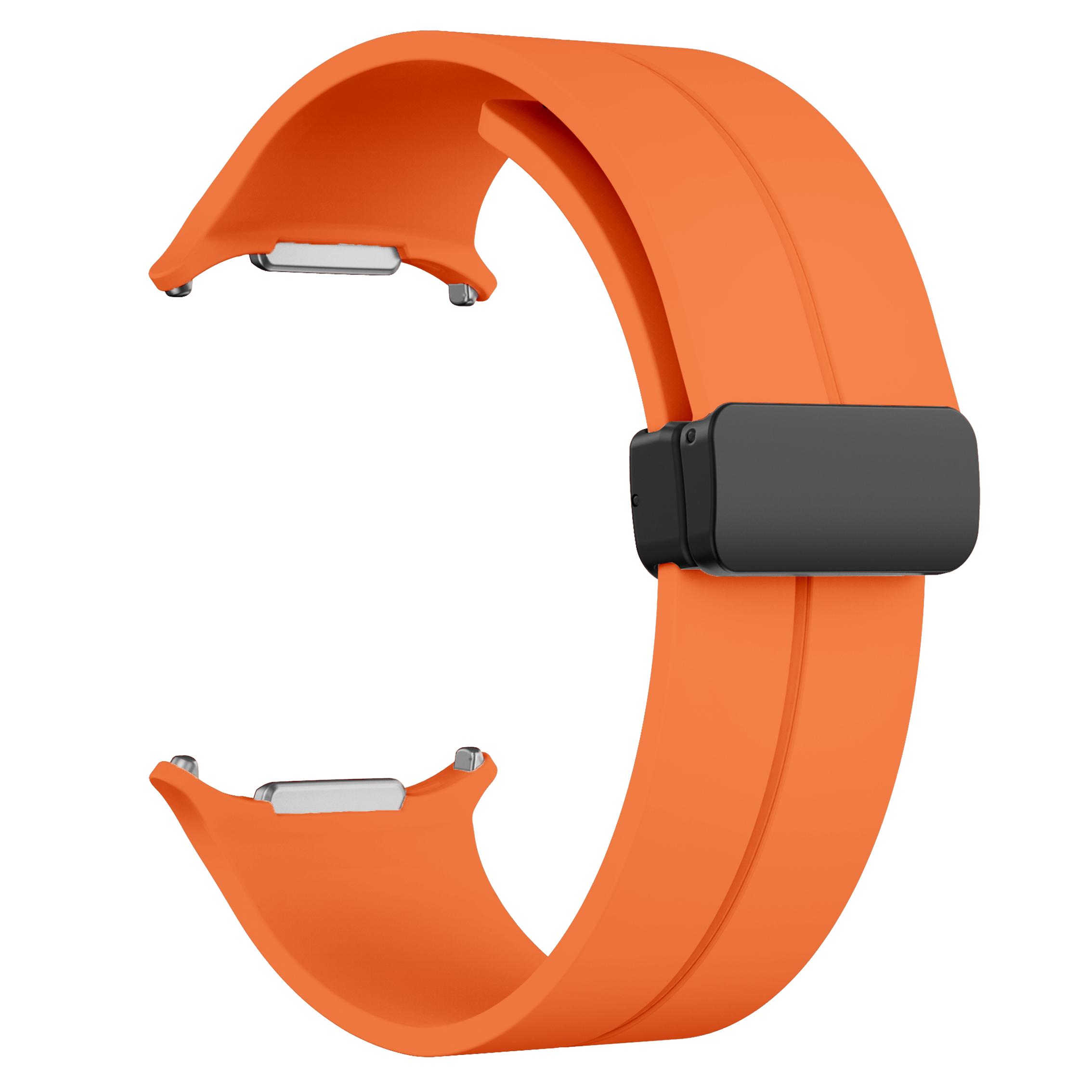 

Ремінець для Samsung Galaxy Watch Ultra 47mm Ремінець для походів Чоловічий Жіночий Силіконовий Магнітні Аксесуари для Galaxy Watch Ultra Ремінець для годинника Galaxy watch ultra помаранчевий