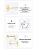 925 Sterling Silver Five-Pointed Star Stud Earrings: Women's Classic and Elegant Fashion Jewelry