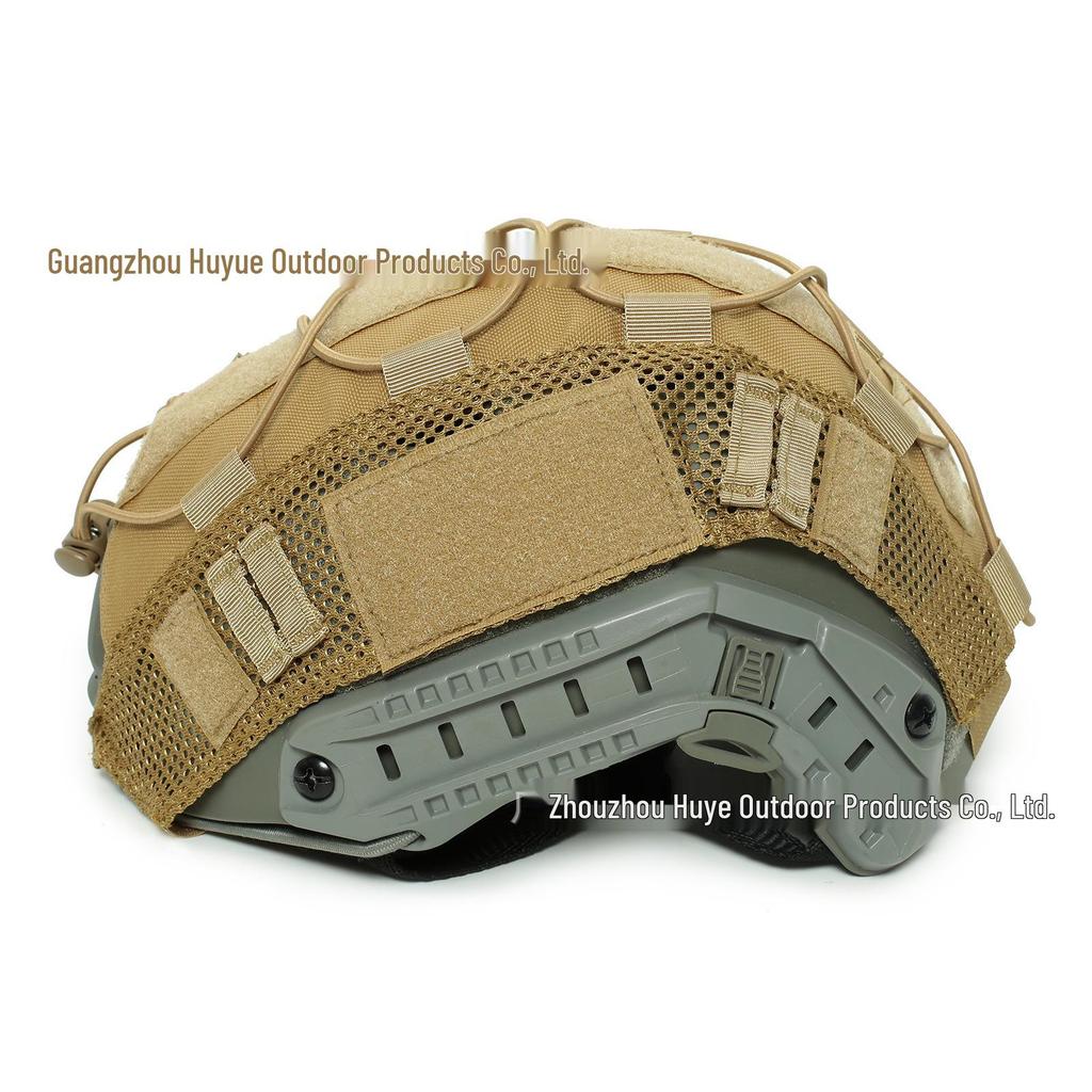 Camouflage Elastic Cord Helmet Cover for Tactical FAST Helmets