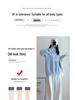 2024 Women's White-Gray High-Waisted Loose Casual Straight-Leg Sweatpants