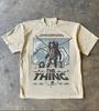 The Things Horror Movie Vintage Retro Short Sleeve Sand Color Shirt VK01961 Unisex T-Shirt
