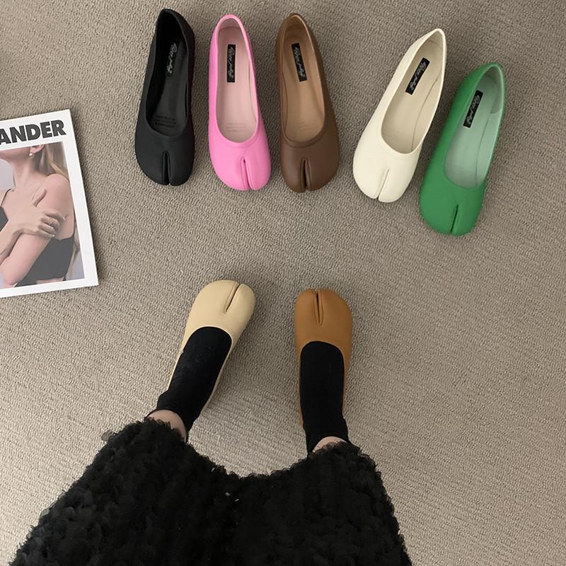 Mode Bailamos Damen Ballerinas 2025 Neue Sommermode Zehentrenner Ballerinas Damen Slipper Koreanischer Stil Weiche Slipper Loafer