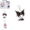 Cute Sanrio Kuromi Toy Keychain Melody Keyring Pendant For Kids Gift Anime