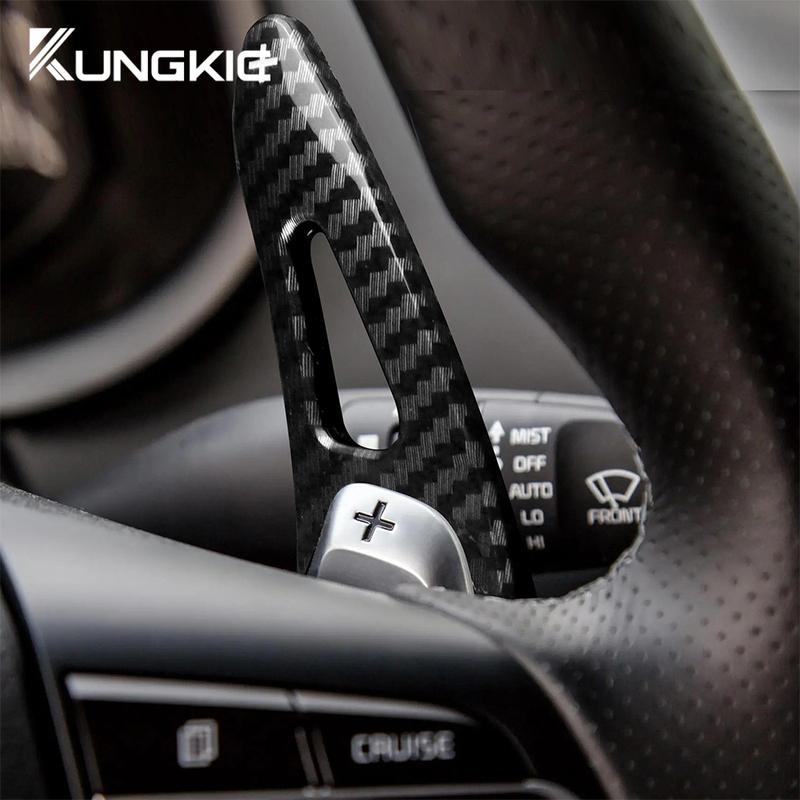 For KIA Stinger Hatchback Van CK K8 GT S GTS GT2 GT+ GTLine 2018- Abs Car Steering Wheel Paddle Shift Extension Shifter Trim